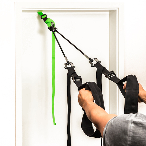 The Sling Trainer from eaglefit is also suitable for attaching to closed doors